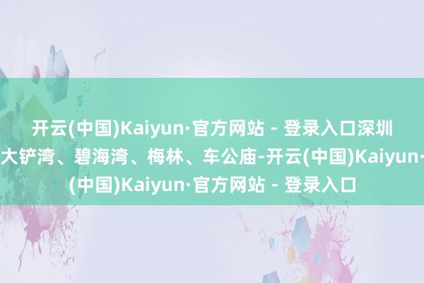 开云(中国)Kaiyun·官方网站 - 登录入口深圳粤海、科兴、西丽、大铲湾、碧海湾、梅林、车公庙-开云(中国)Kaiyun·官方网站 - 登录入口